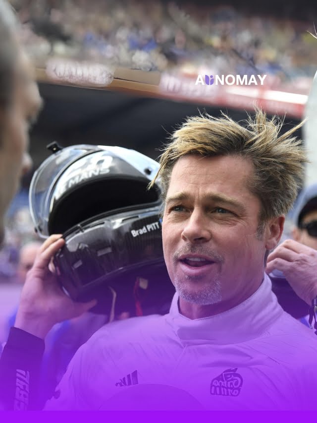 Brad Pitt Films ‘Apex’ at Daytona International Speedway