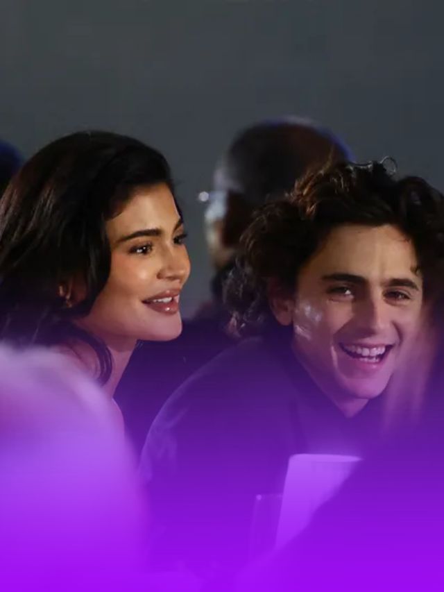 Chalamet & Kylie Jenner's Matching Black Sparkle at 2024 Globes