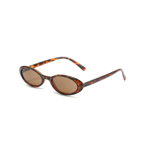 Noblesse Oval Sunglasses for Women - Leopard