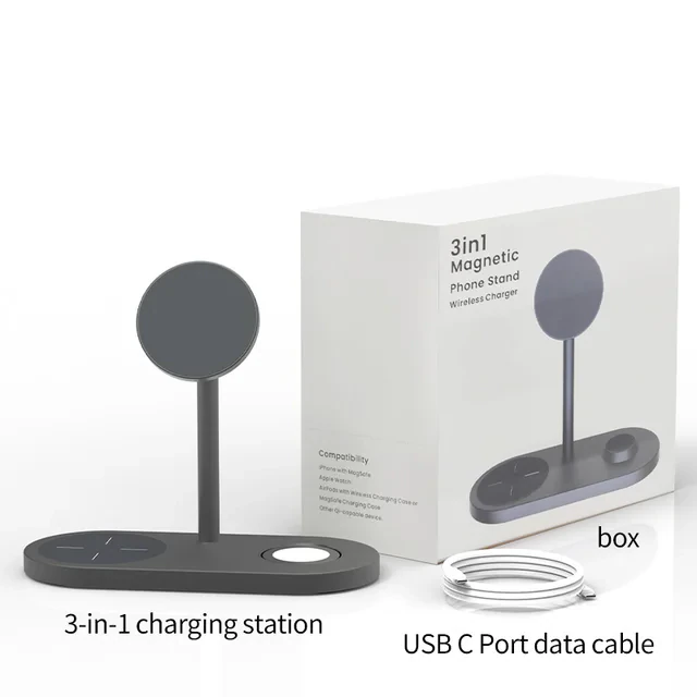 3 in 1 wireless charging station