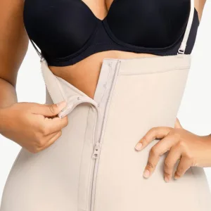 Firm Tummy Compression Bodysuit Shaper With Butt Lifter