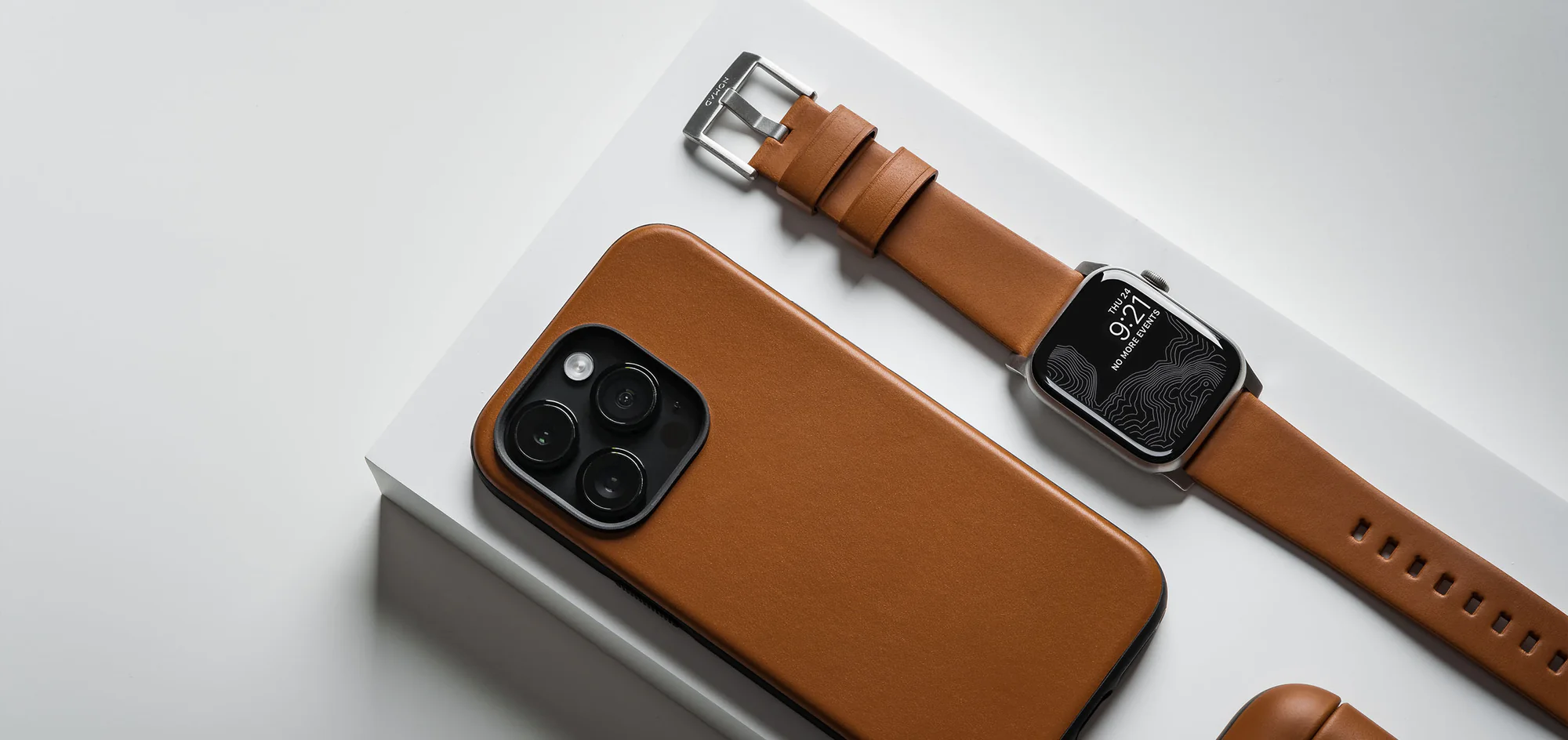 Leather Luxe Watch Band for Apple Watch Strap - Aunomay