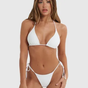 Triangle Top and Tie Side Bikini Set