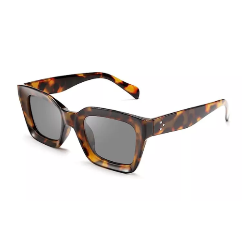 Unisex Retro Punk Sunglasses - Leopard