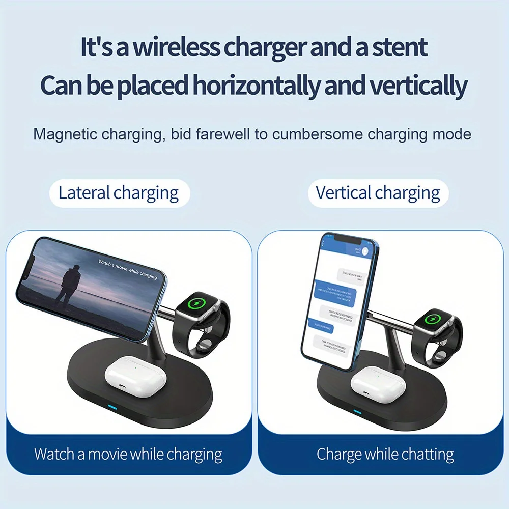 iPower Trio Seamless Wireless Charging for Your iPhone, Apple Watch, and AirPods 20