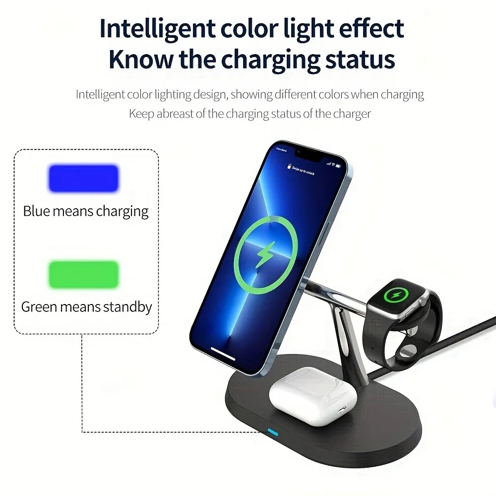 iPower Trio Seamless Wireless Charging for Your iPhone, Apple Watch, and AirPods 20