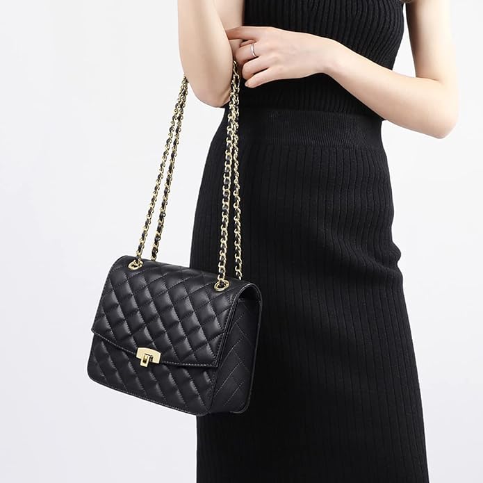 Cressida Quilted Chain Strap Bag