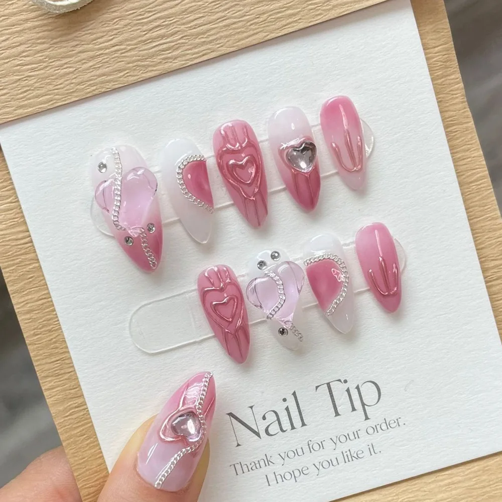 Sweetheart Pure Hand-Pressed Nails