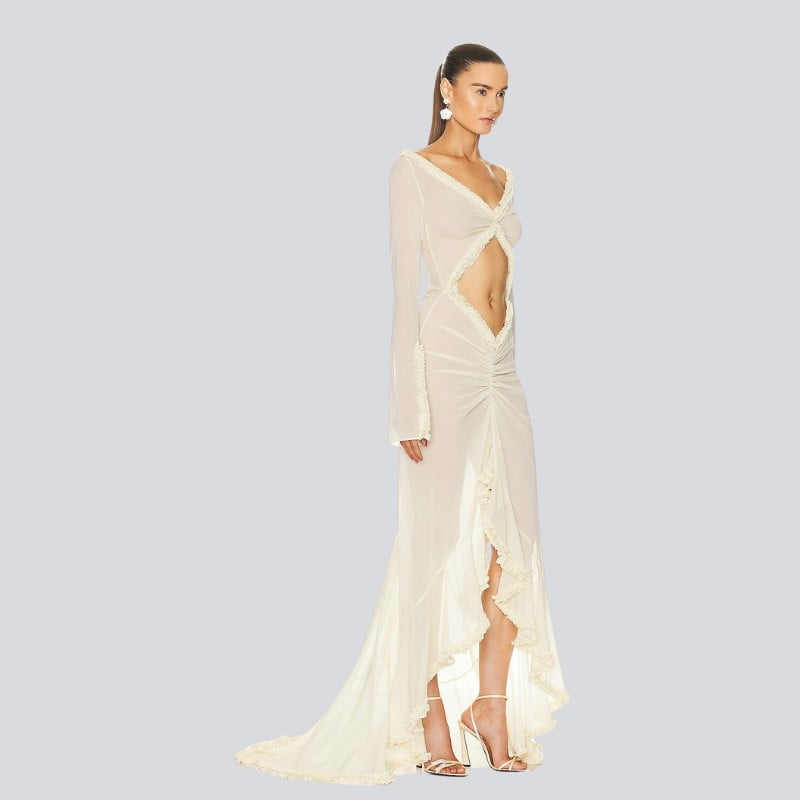 The Hellia Sheer Maxi Dress