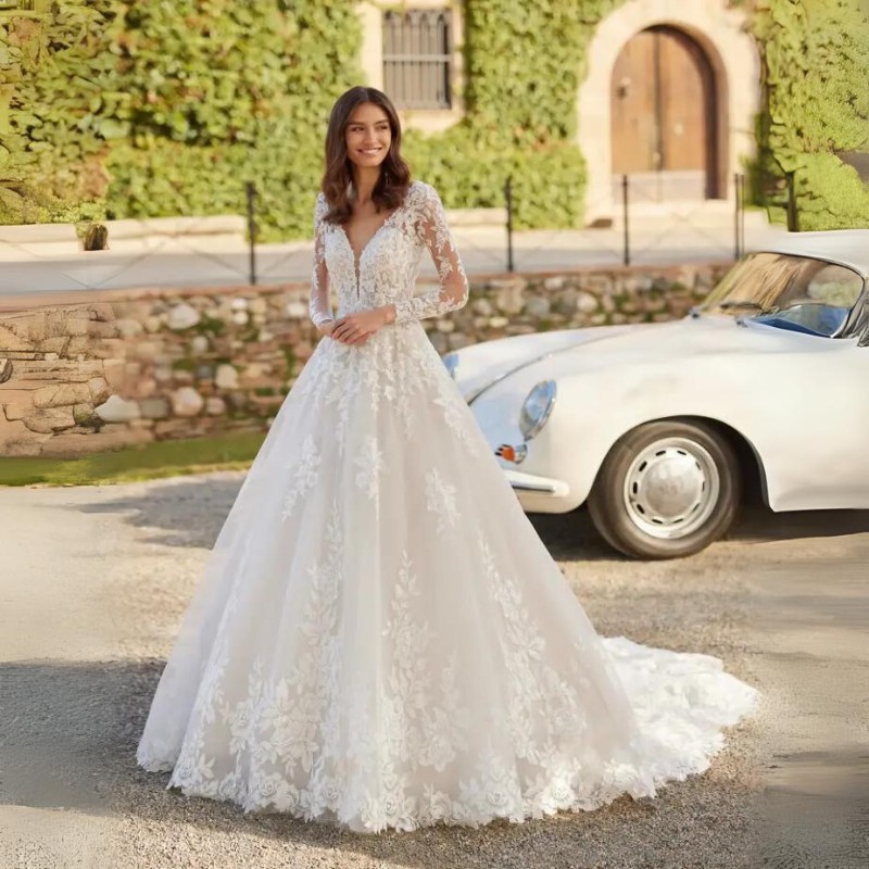 Sophia Luxury A-Line Wedding Gown