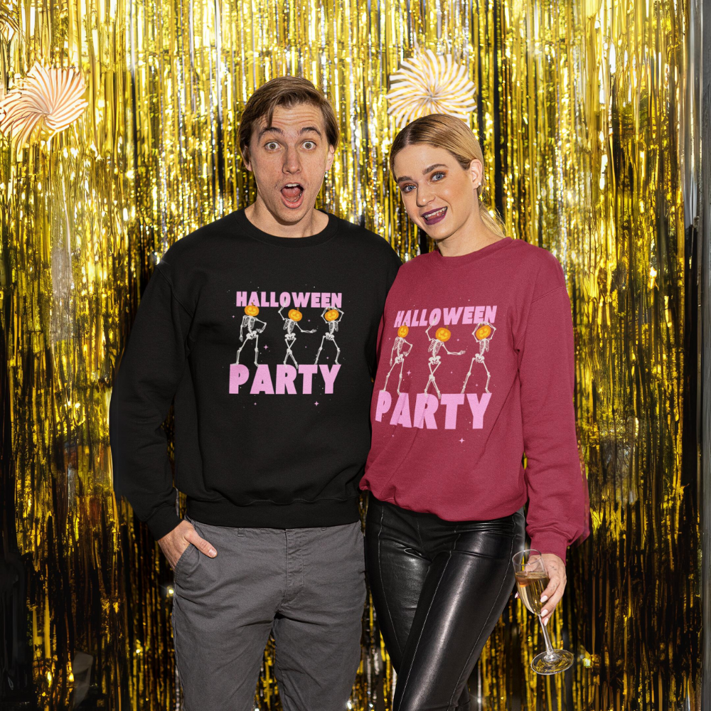 Halloween Party Crewneck Sweatshirt