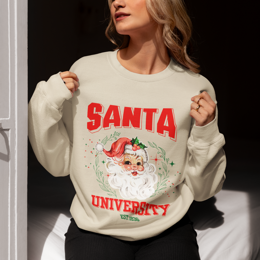 Santa University Crewneck Sweatshirt