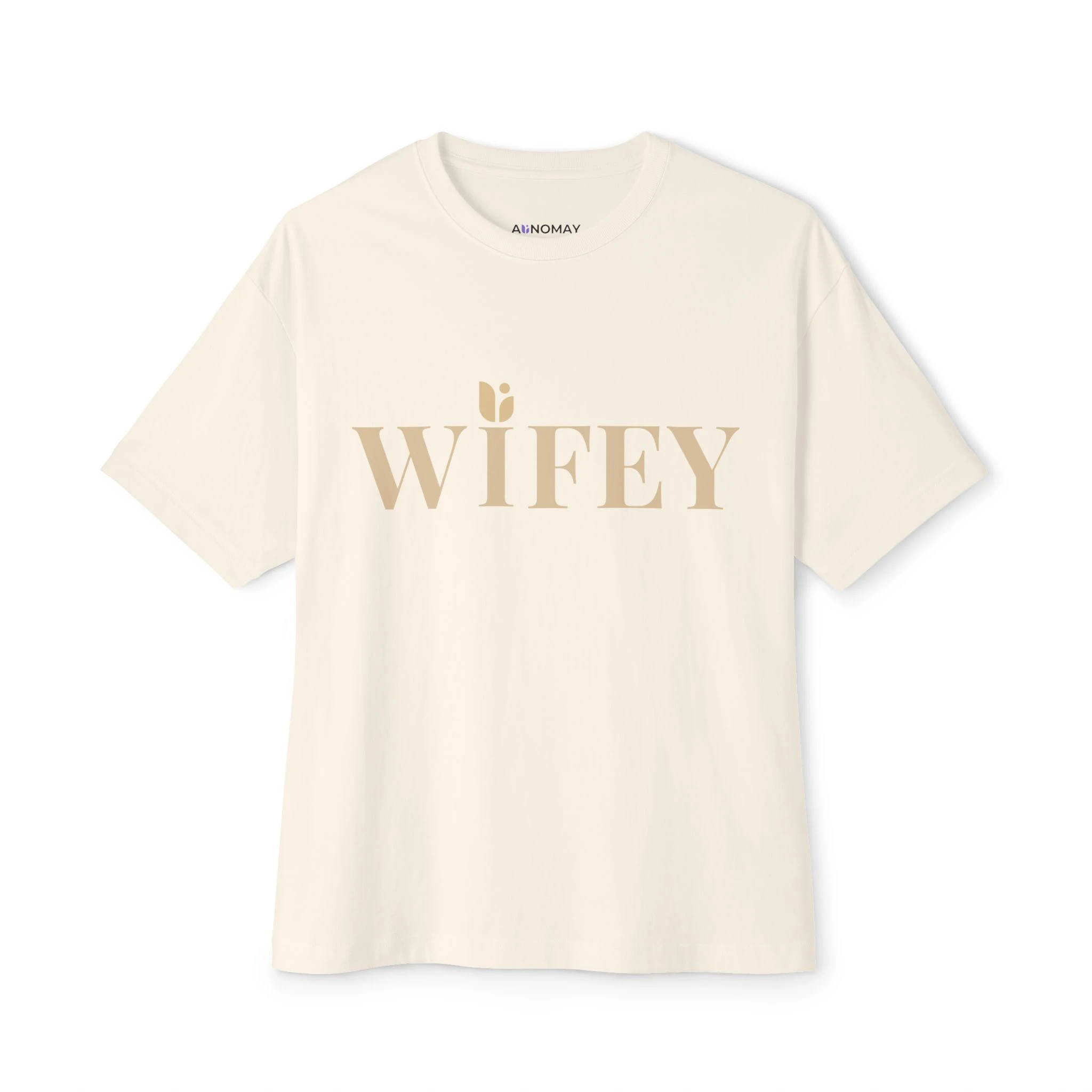 Wifey Statement Tee – Natural