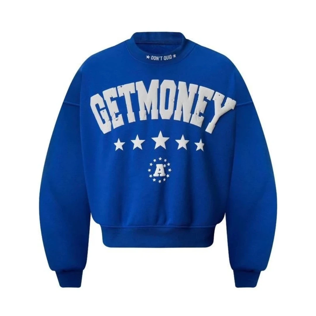 Get Money Star Sweater Blue