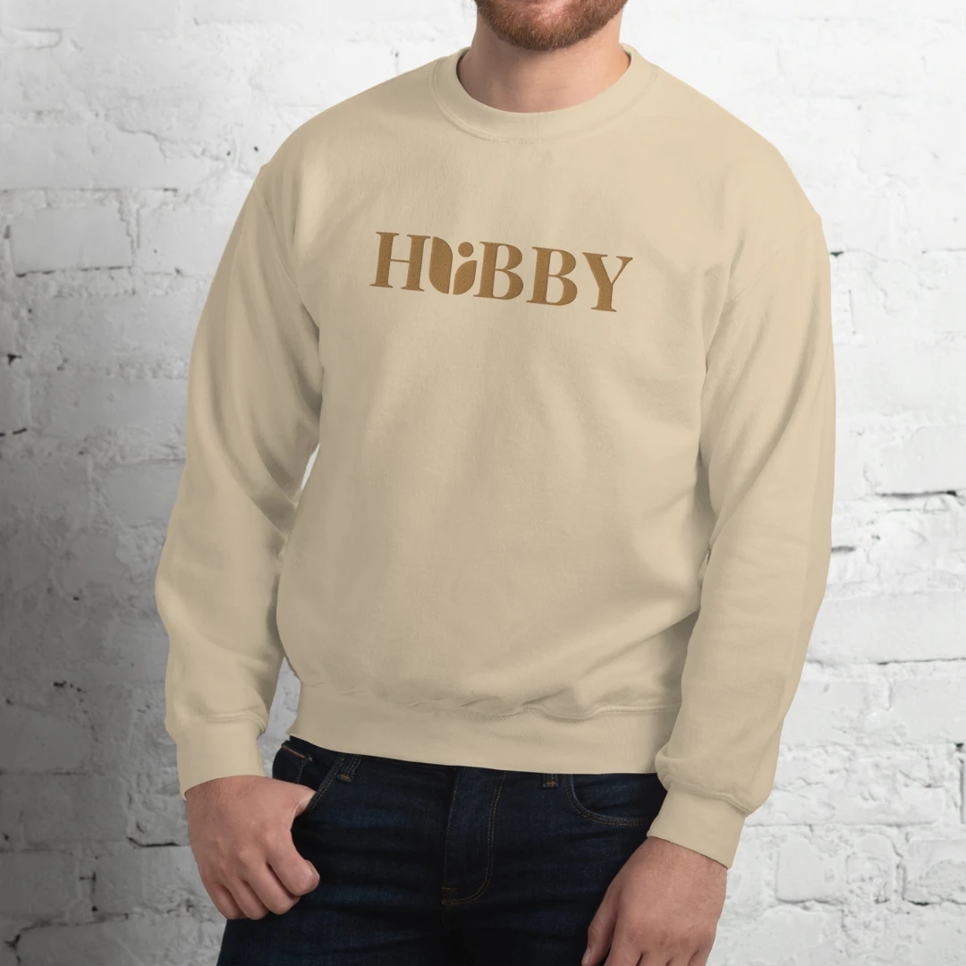 Hubby Embroidered Sweatshirt