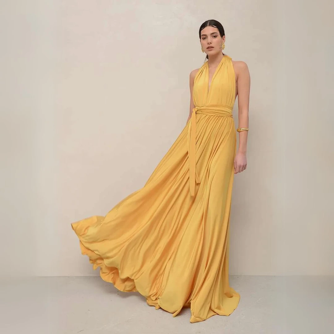 Multiway Maxi Dress - Yellow