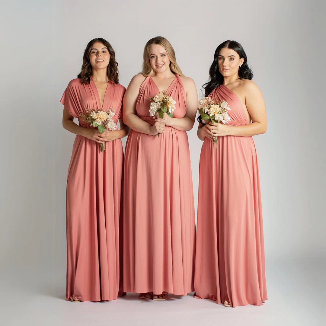 Multiway Maxi Dress – Pink