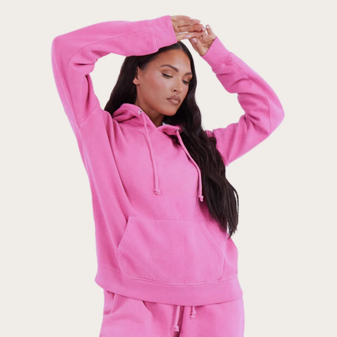 Oversized Hoodie Candy Pink