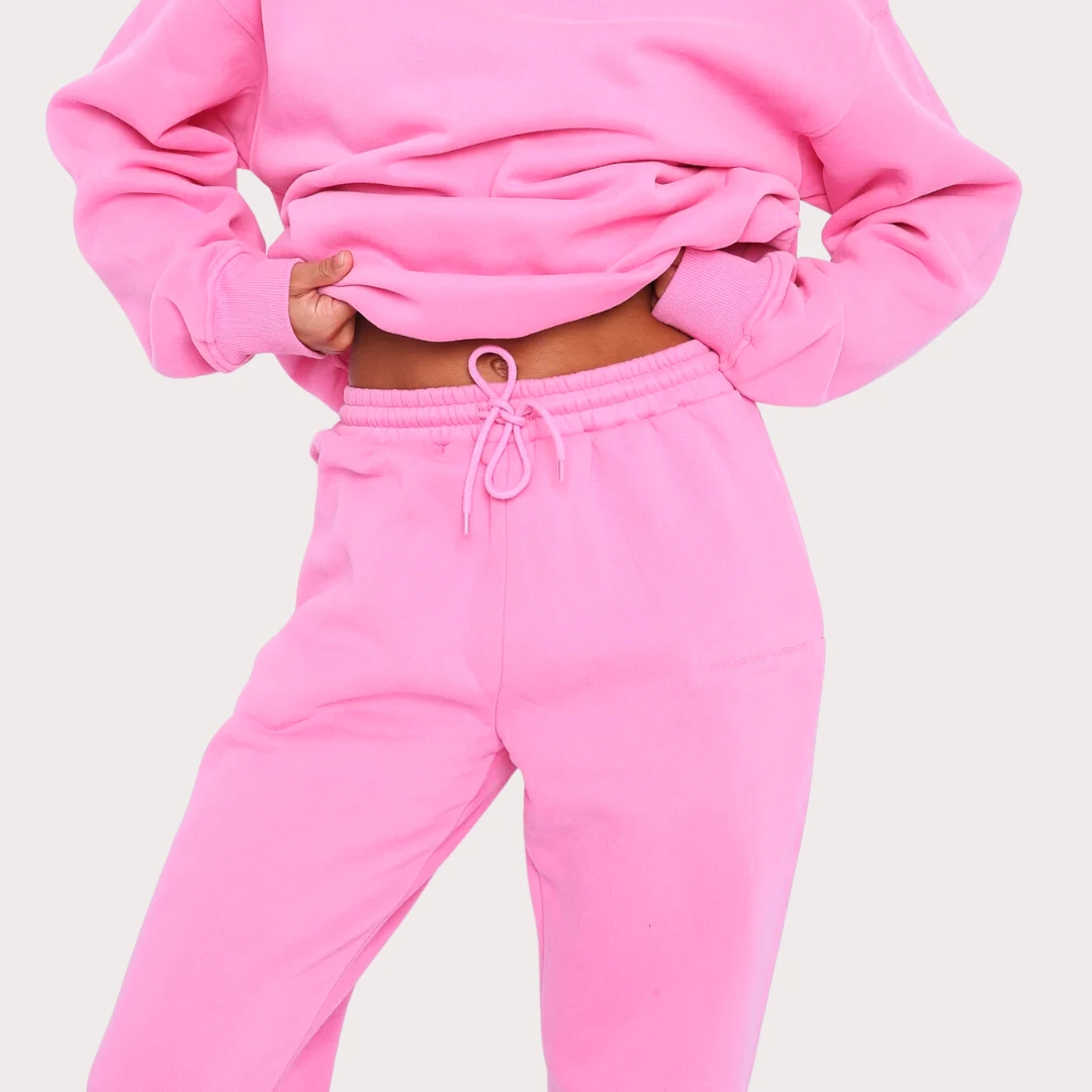 Premium Fleece Sweatpants Candy Pink