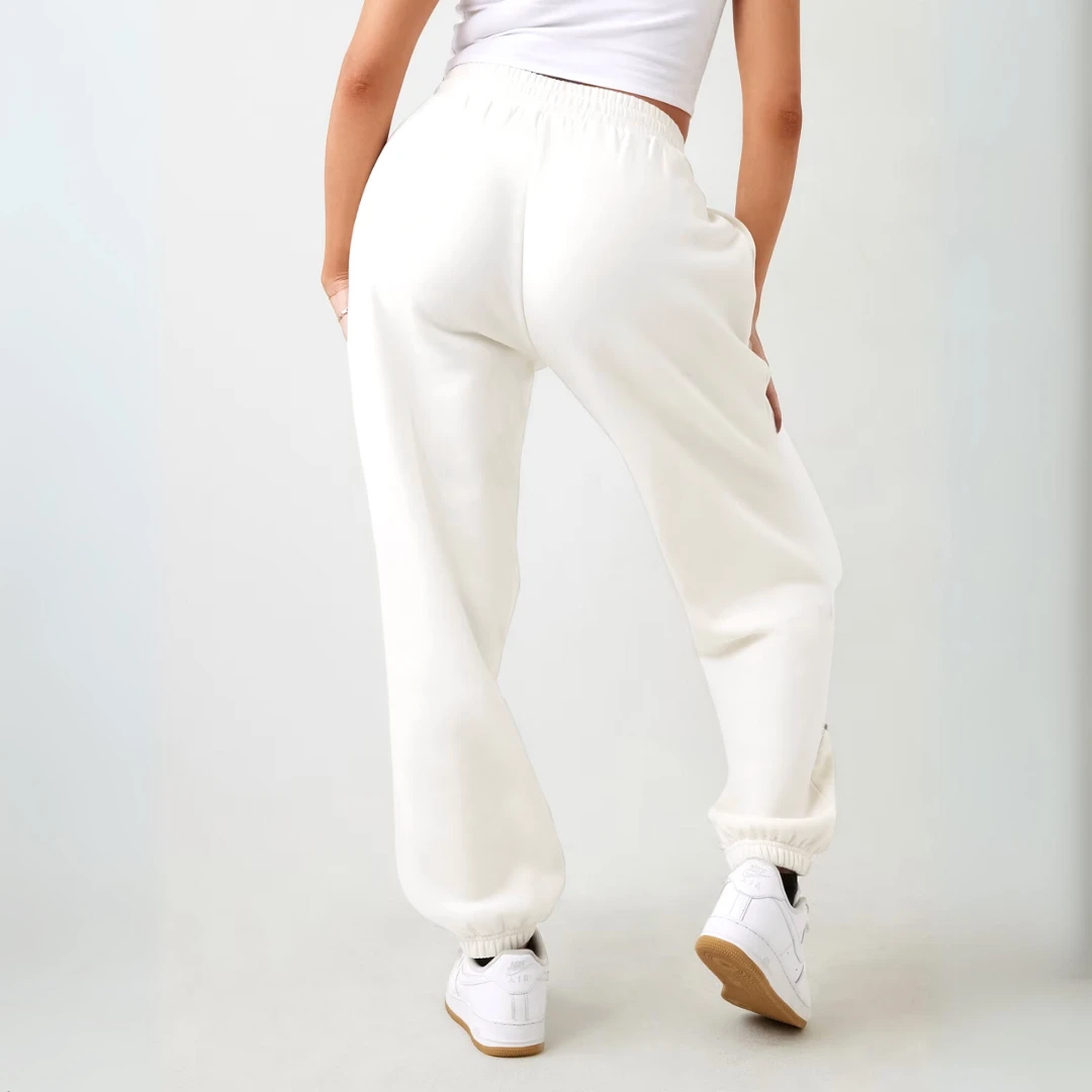 Premium Fleece Sweatpants White