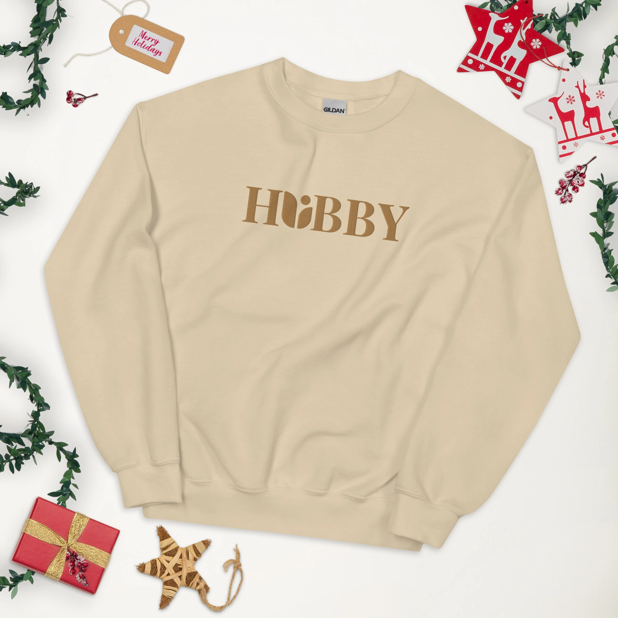 Hubby Embroidered Sweatshirt