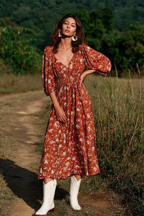 10 Western Boho Dresses for Women That Feel Effortless and Stylish