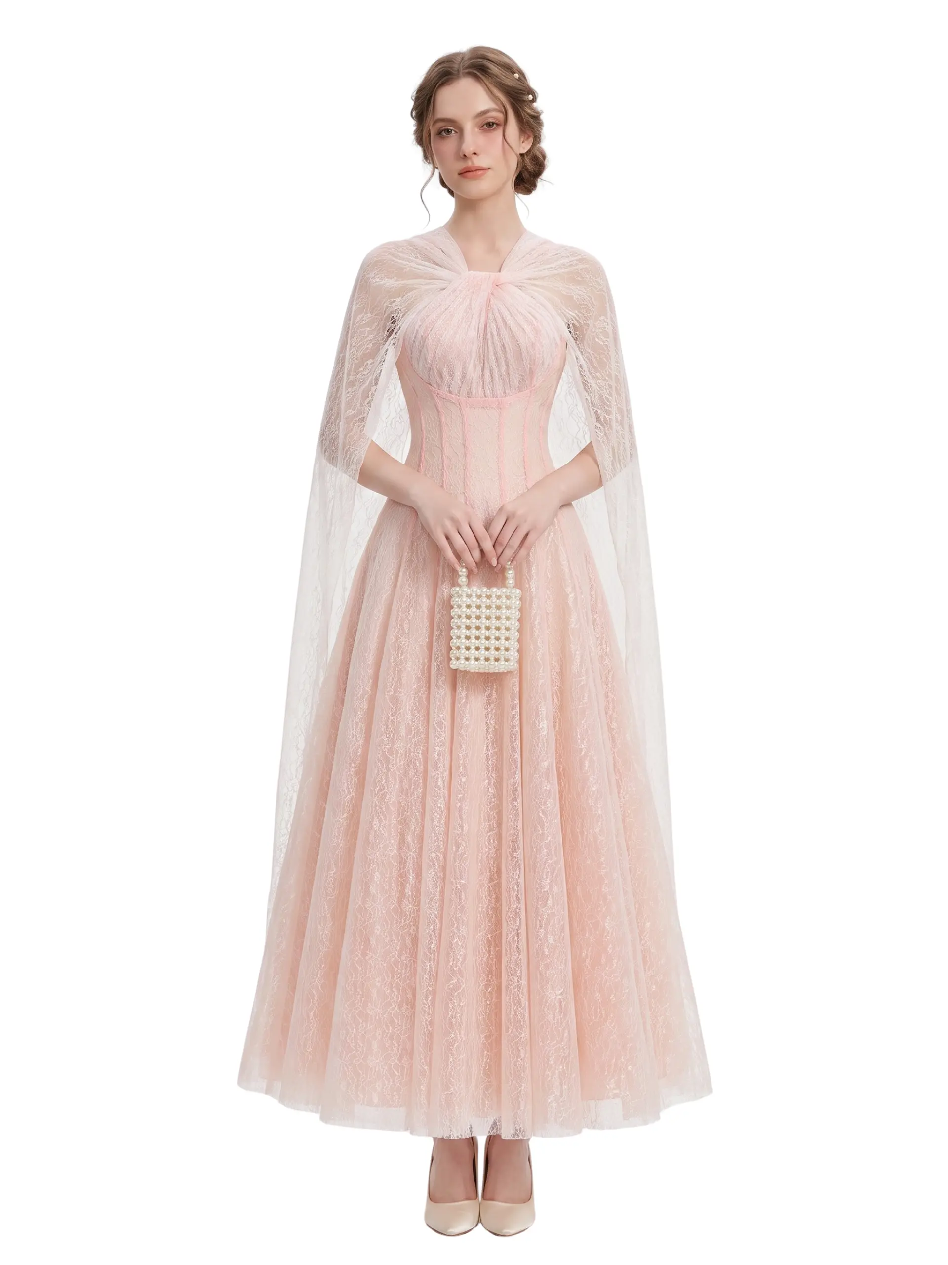 Calia Layered Tulle Maxi Dress