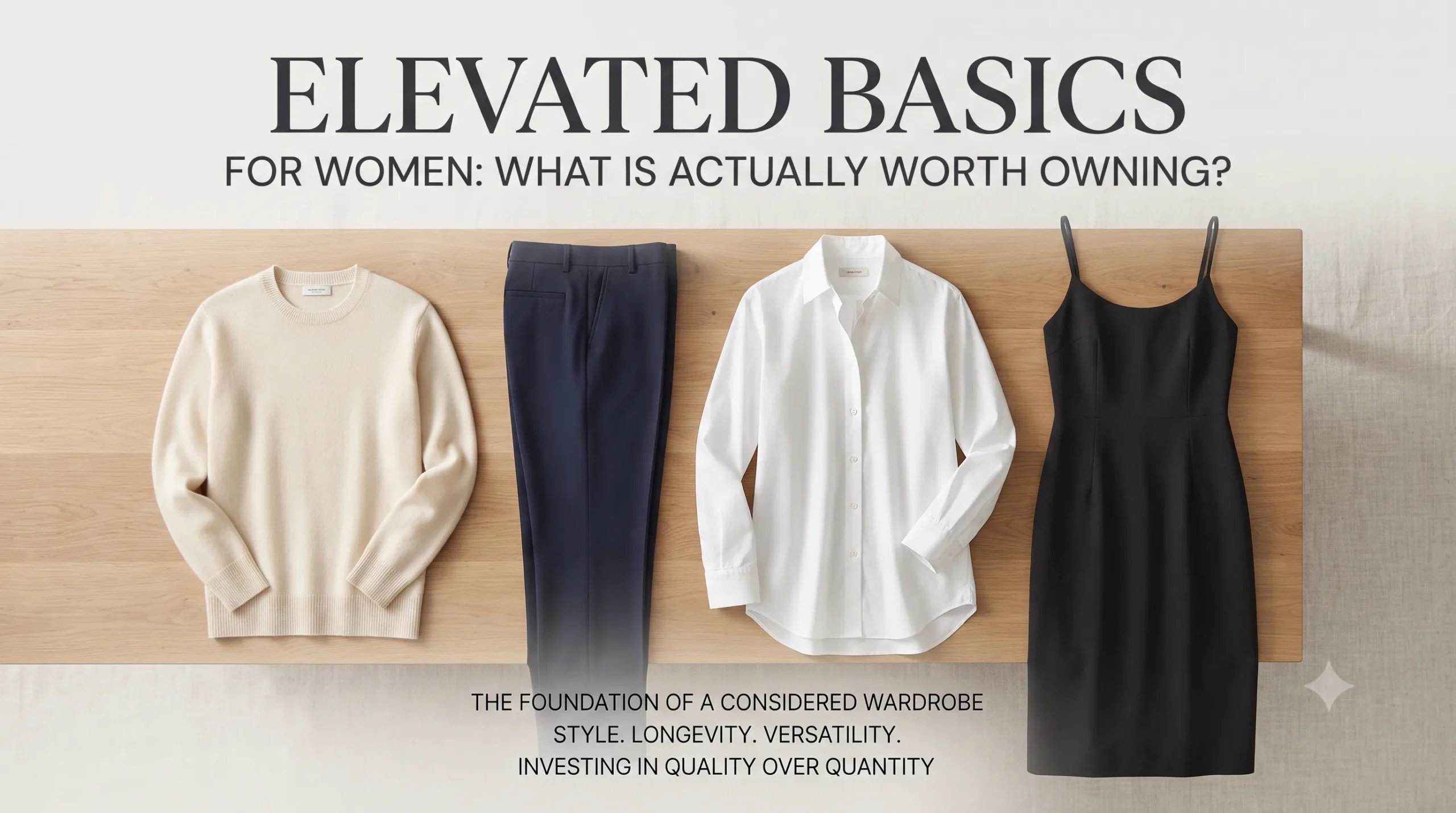 Elevated Basics for Women What Is Actually Worth Owning