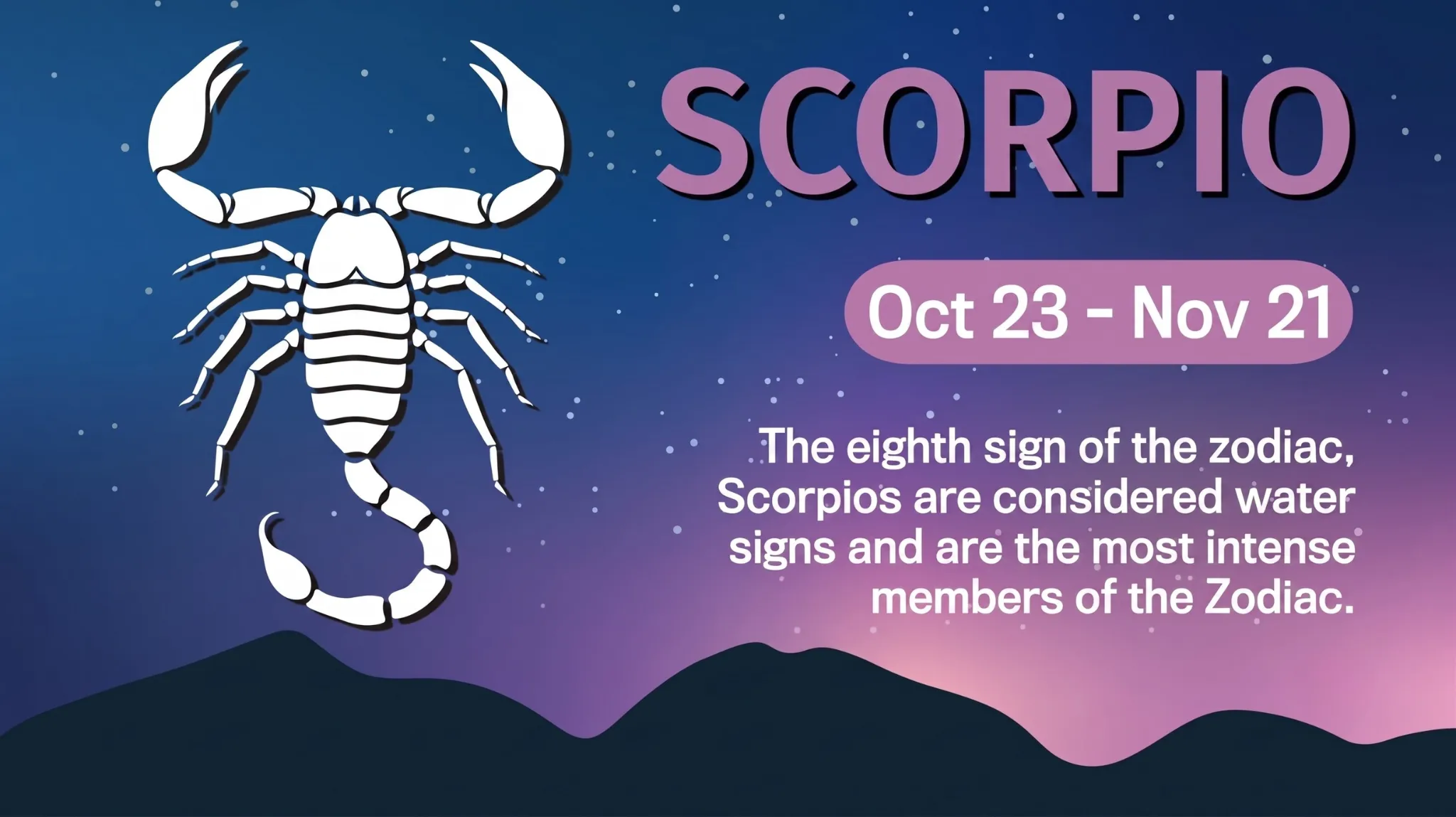 Scorpio Zodiac Sign: Dates, Personality Traits, and More